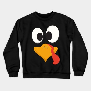 Turkey Face Crewneck Sweatshirt
